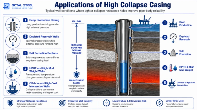 applications of high collapse casing in deep wells-octal steel applications of high collapse casing in deep wells-octal steel